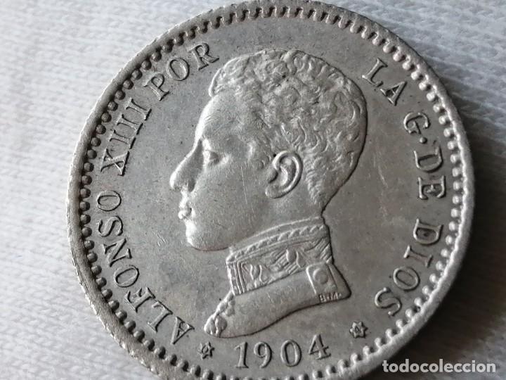 Monedas de Espa&ntilde;a: ALFONSO XIII 50 C&Eacute;NTIMOS 1904 SMV. EBC+ - Foto 9
