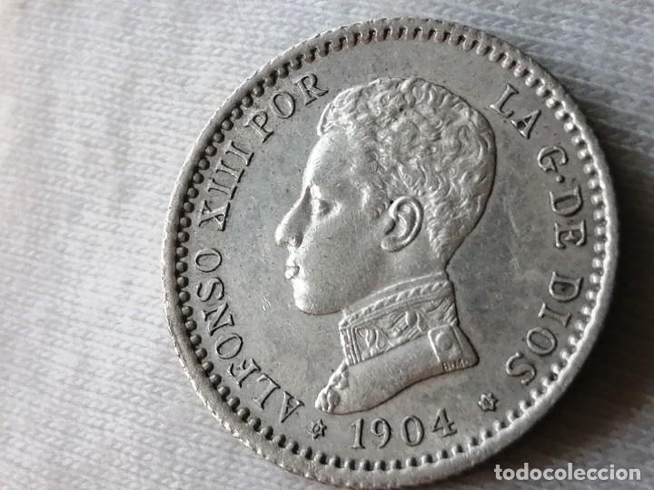 Monedas de Espa&ntilde;a: ALFONSO XIII 50 C&Eacute;NTIMOS 1904 SMV. EBC+ - Foto 10