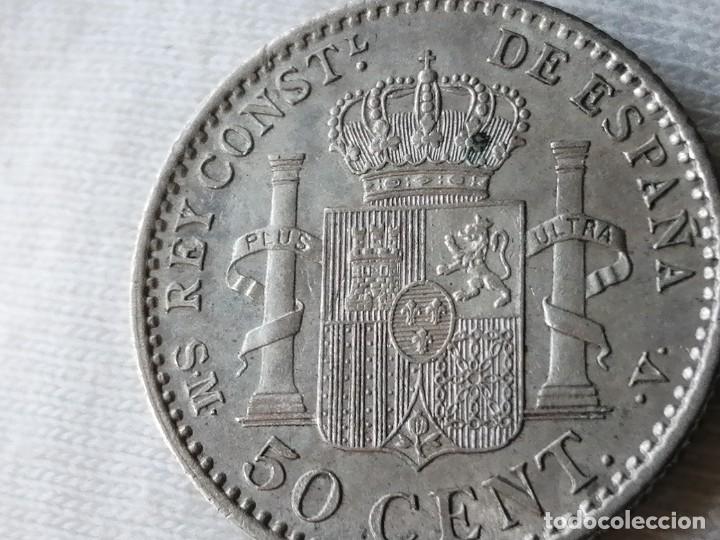Monedas de Espa&ntilde;a: ALFONSO XIII 50 C&Eacute;NTIMOS 1904 SMV. EBC+ - Foto 13
