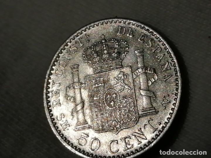 Monedas de Espa&ntilde;a: ALFONSO XIII 50 C&Eacute;NTIMOS 1904 SMV. EBC+ - Foto 16