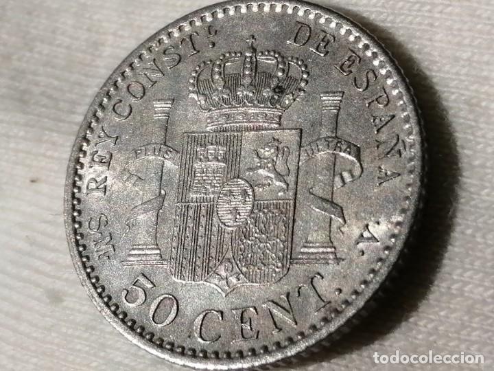 Monedas de Espa&ntilde;a: ALFONSO XIII 50 C&Eacute;NTIMOS 1904 SMV. EBC+ - Foto 19