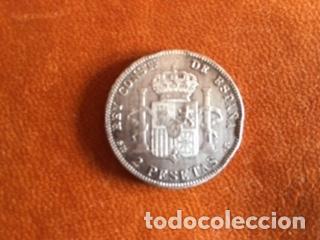 Monedas de Espa&ntilde;a: 2 pesetas Alfonso XIII , 1905 - Foto 2
