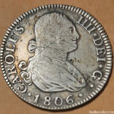 Monedas de España: ESPAÑA CARLOS IV 1806 MADRID 2 REALES. Lote 289646838