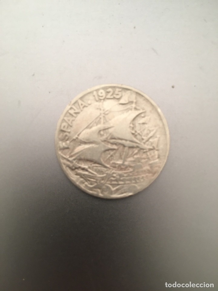 Monedas de Espa&ntilde;a: 25 c&eacute;ntimos de 1925 - Foto 2