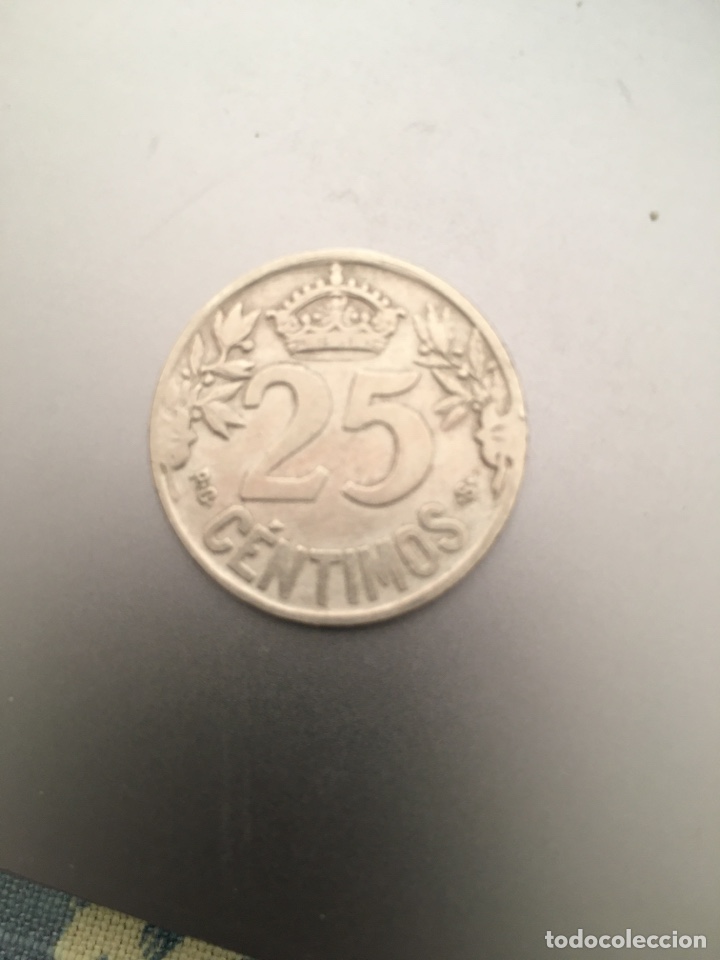 Monedas de Espa&ntilde;a: 25 c&eacute;ntimos de 1925 - Foto 1