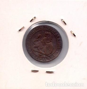Monedas de Espa&ntilde;a: ESPA&Ntilde;A - 2 CENTIMOS DE COBRE DE 1870 - Foto 2