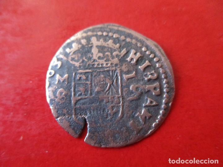 Monedas de Espa&ntilde;a: Felipe IV. 16 maravedies 1663 - Foto 2