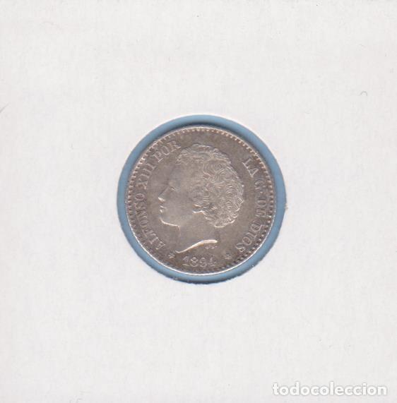 Monedas de España: MONEDAS - ALFONSO XIII - 50 CÉNTIMOS 1894 - 9-4 PG-V - PG-42 (MBC+) - Foto 1 - 292339098
