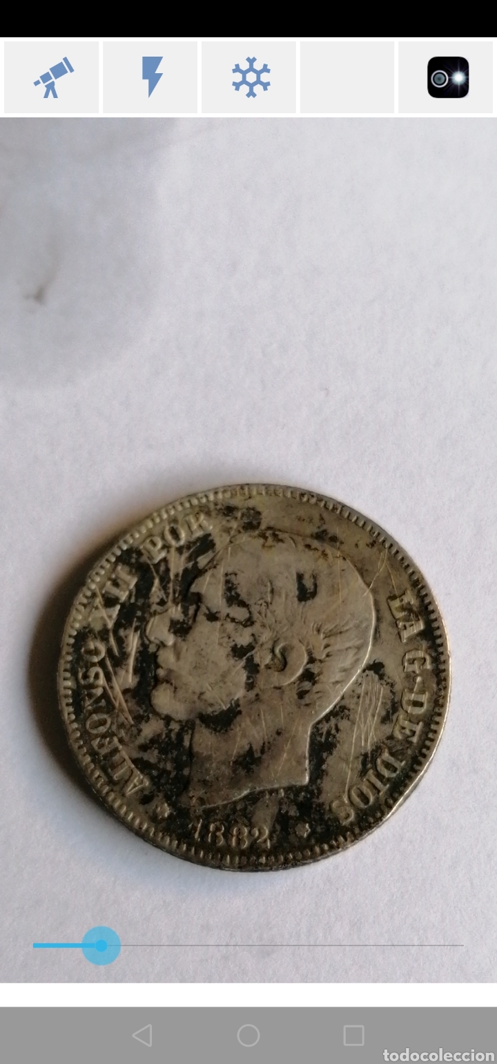 Monedas de Espa&ntilde;a: 2 pesetas 1882 Alfonso xll - Foto 1