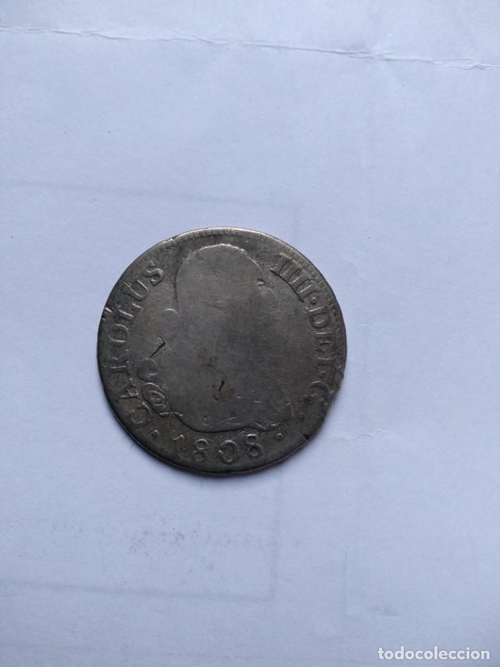 Moedas de Espanha: Monedas- Carlos IIII-2 Reales-1808-Madrid-AI- Plata