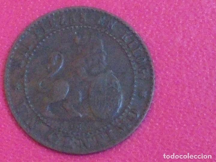 Monedas de Espa&ntilde;a: 6 PIEZAS DE 1 CENTIMO GOBIERNO PROVISIONAL 1870 - Foto 13