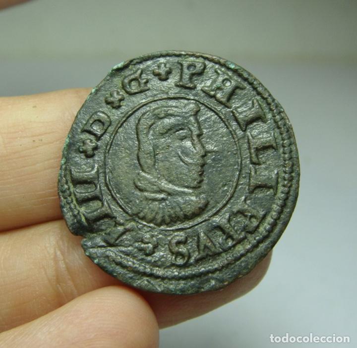 Monedas de Espa&ntilde;a: 16 Maraved&iacute;s. Felips IV. La Coru&ntilde;a - 1663 - Foto 1