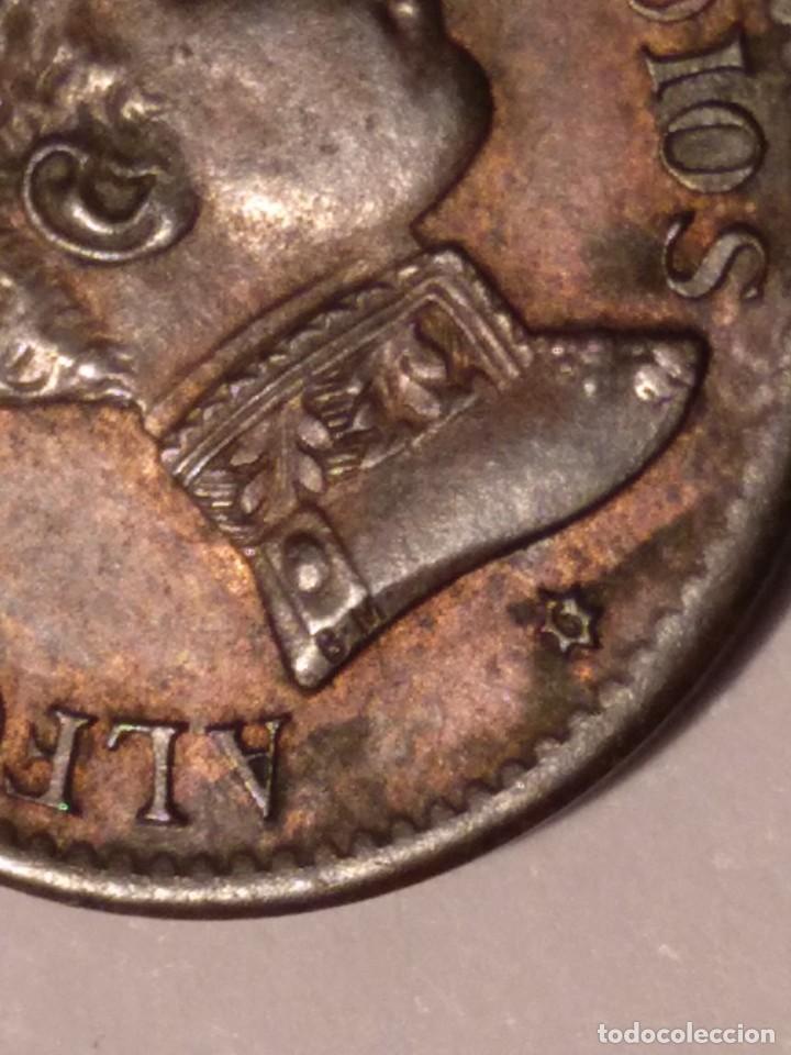 Monedas de Espa&ntilde;a: 1 CENTIMO ALFONSO XIII 1906 *6 - EBC- - Foto 5