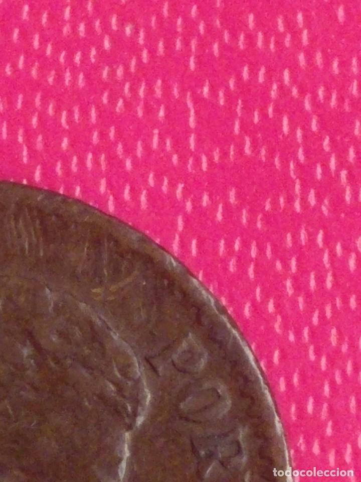 Monedas de Espa&ntilde;a: 1 CENTIMO ALFONSO XIII 1906 ERROR ACU&Ntilde;ACION - Foto 3