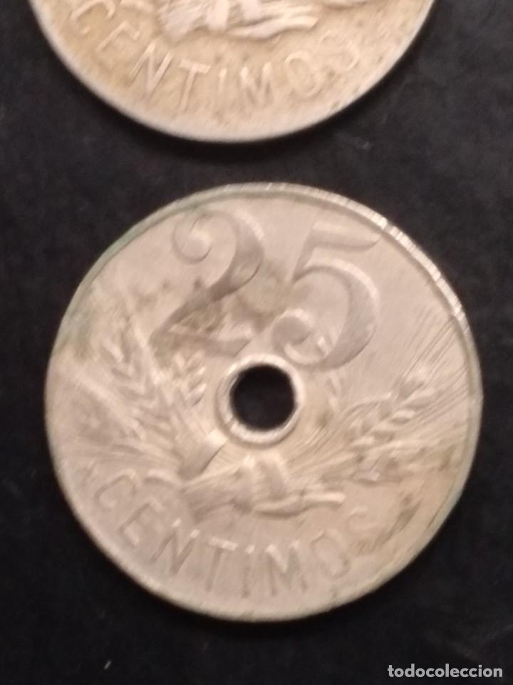 Monedas de Espa&ntilde;a: 4 MONEDAS DE 25 CENTIMOS 1927 - Foto 5