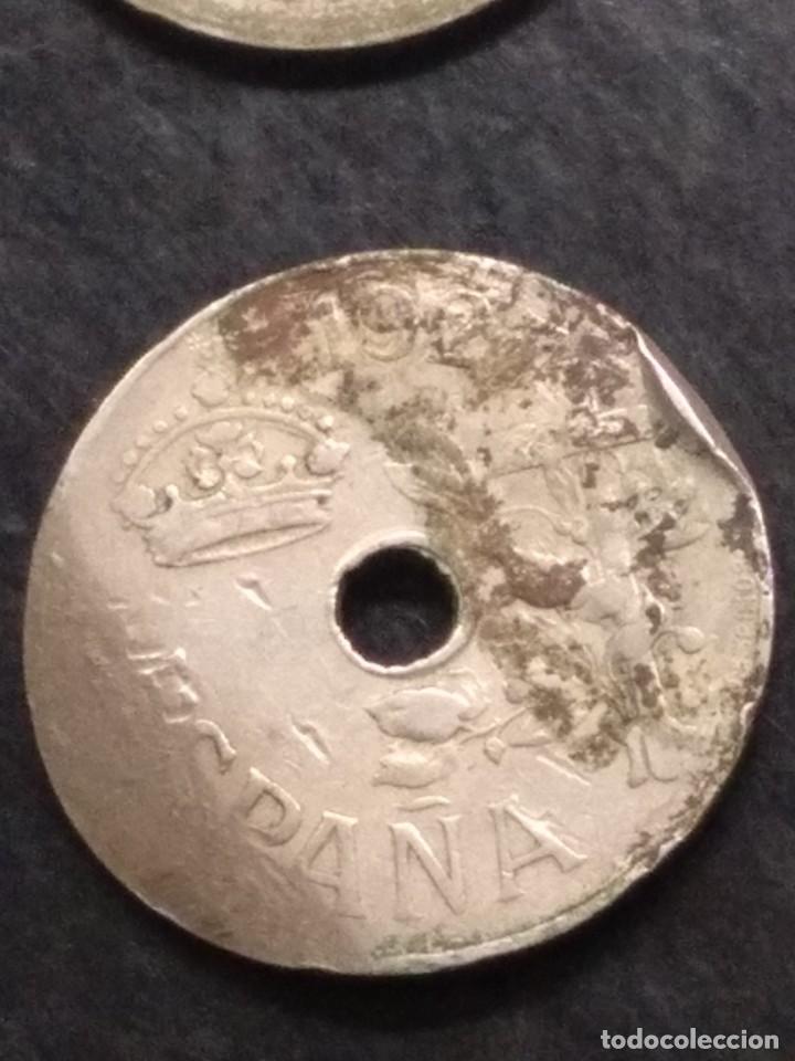 Monedas de Espa&ntilde;a: 4 MONEDAS DE 25 CENTIMOS 1927 - Foto 17