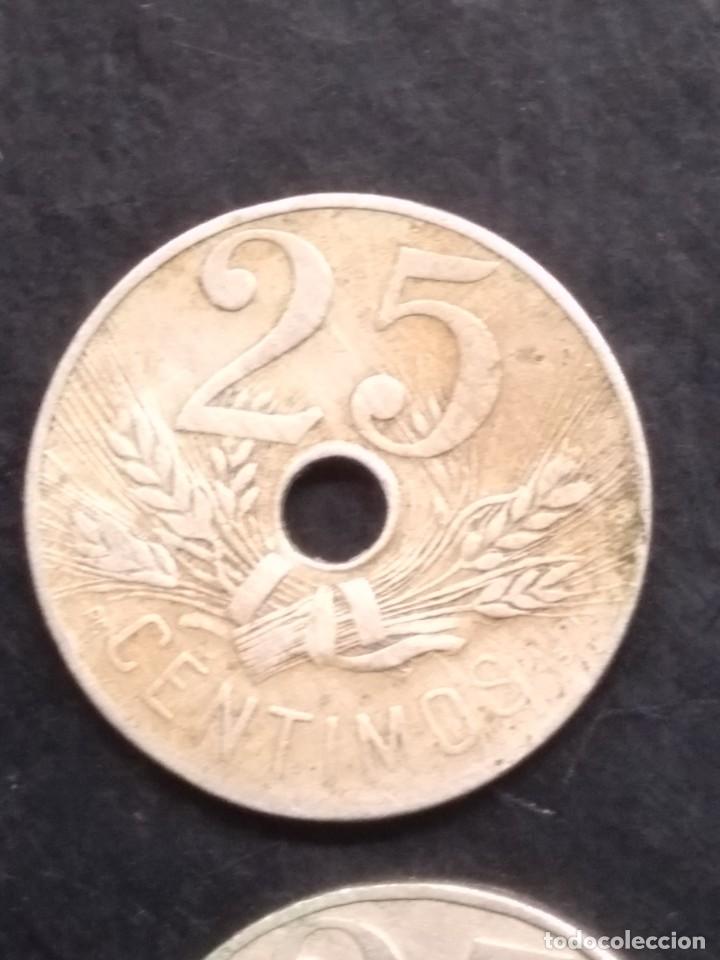 Monedas de Espa&ntilde;a: 4 MONEDAS DE 25 CENTIMOS 1927 - Foto 21
