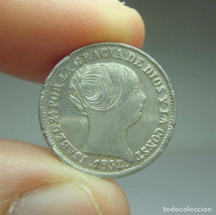 Monedas de Espa&ntilde;a: 1 Real. Plata. Isabel II. Sevilla - 1852 - Foto 1