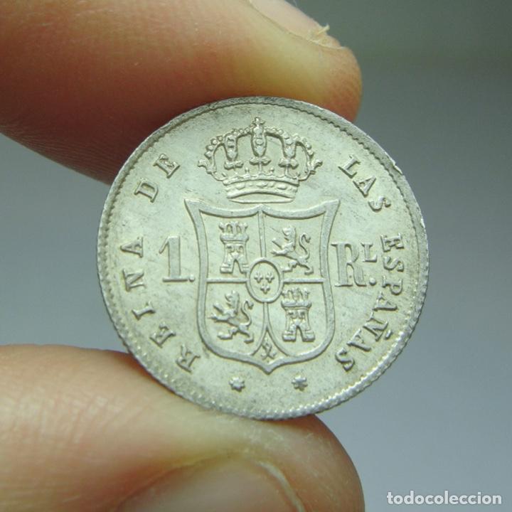 Monedas de Espa&ntilde;a: 1 Real. Plata. Isabel II. Sevilla - 1852 - Foto 2