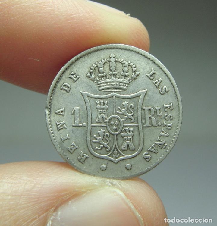 Monedas de Espa&ntilde;a: 1 Real. Plata. Isabel II. Sevilla - 1852 - Foto 2