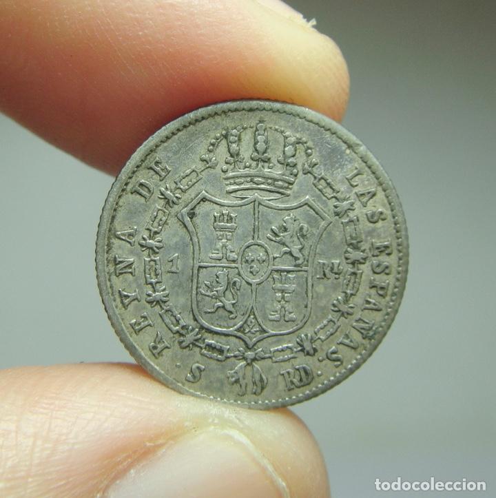 Monedas de España: 1 Real. Plata. Isabel II. Sevilla - 1850. SC- - Foto 2 - 295516923