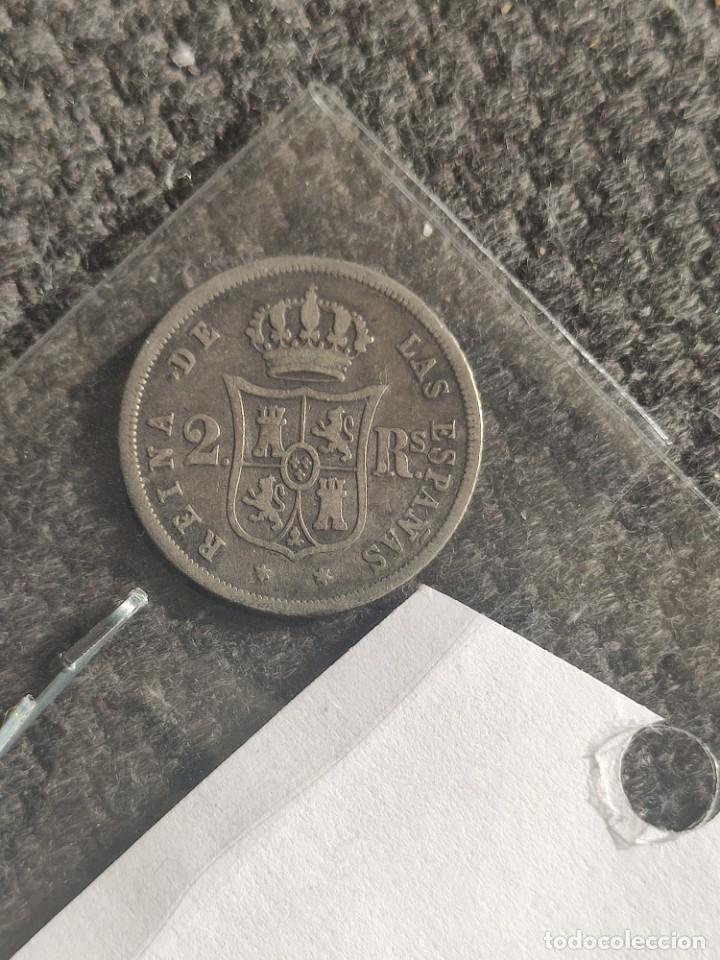 Monedas de Espa&ntilde;a: 2 reales 1862 Isabel II - Foto 2