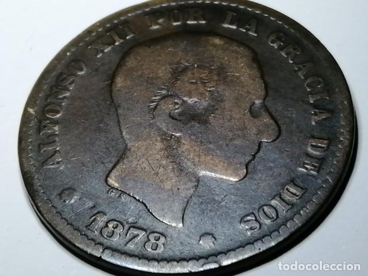 Monedas de Espa&ntilde;a: ALFONSO XII. 5 c&eacute;ntimos. 1878. MBC - Foto 5