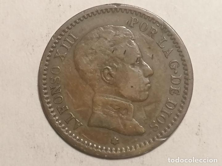 Monedas de Espa&ntilde;a: MONEDA ALFONSO XIII, 2 CENTIMOS 1905, SM V - Foto 2