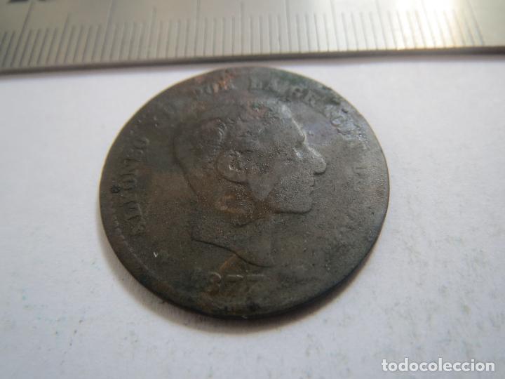 Monedas de Espa&ntilde;a: MONEDA 5 CENTIMOS 1877 (8) ALFONSO XII - Foto 1