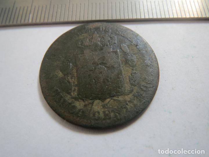 Monedas de Espa&ntilde;a: MONEDA 5 CENTIMOS 1877 (30) ALFONSO XII - Foto 2