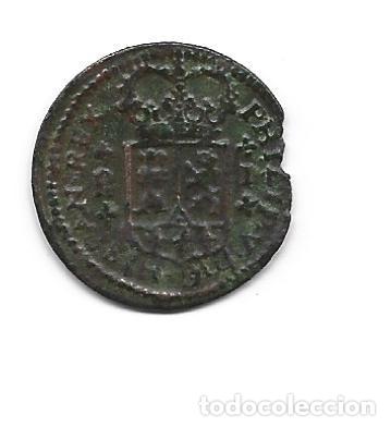 Monedas de Espa&ntilde;a: FELIPE V- 1 MARAVEDI- 1718- BARCELONA - Foto 2