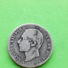Monete da Spagna: ALFONSO XII. 2 PESETAS. AÑO 1882 MS-M. PLATA.. Lote 299409168