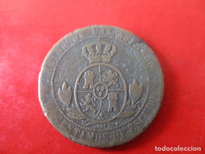 Monedas de Espa&ntilde;a: Isabel II. 2 1/2 centimos de escudo 1868 - Foto 2