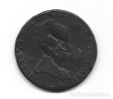 Monedas de Espa&ntilde;a: ISABEL II- 8 MARAVEDIS- 1844- JUBIA - Foto 1