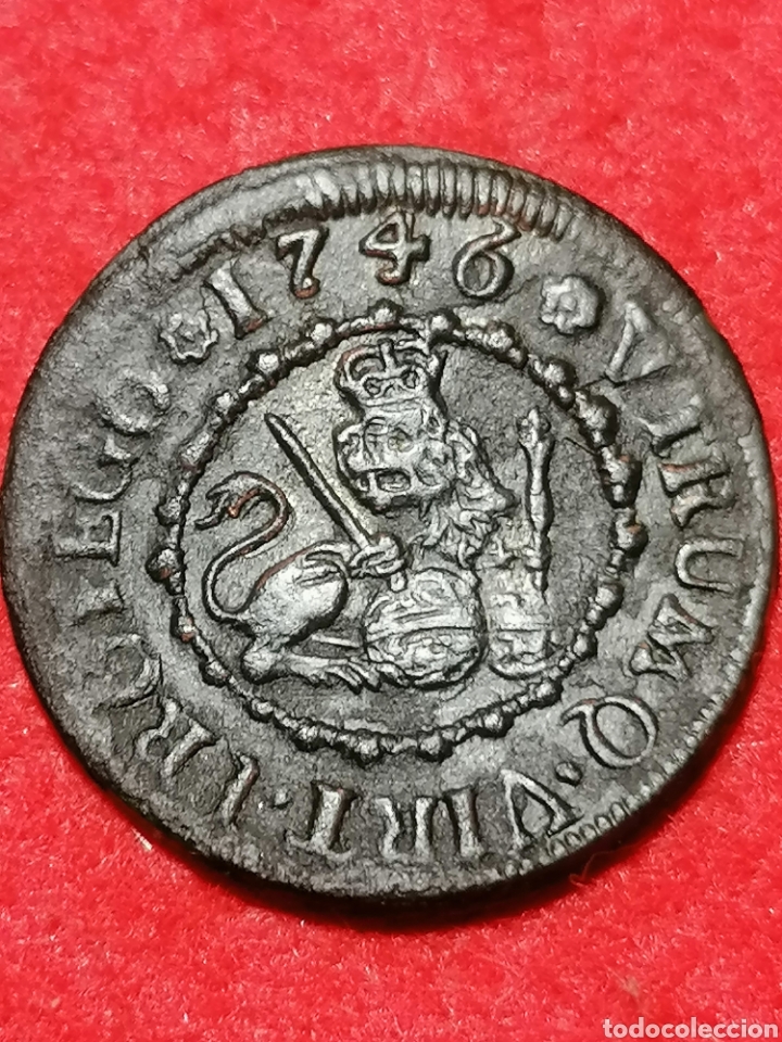 FELIPE V 1746 2 MARAVEDIS SEGOVIA (Numismática - España Modernas y Contemporáneas - De Reyes Católicos (1.474) a Fernando VII (1.833))