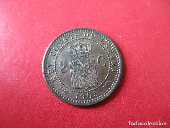 Monedas de Espa&ntilde;a: Alfonso XIII. 2 centimos de 1905 SMV - Foto 2