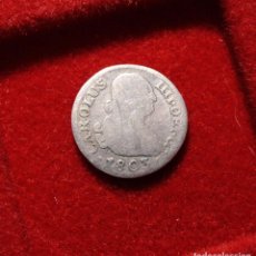 Monedas de España: 1/2 (MEDIO REAL) DE PLATA - CARLOS IV - MADRID 1803