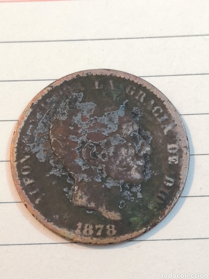 Monedas de Espa&ntilde;a: Espa&ntilde;a 1878 10 c&eacute;ntimos - Foto 1