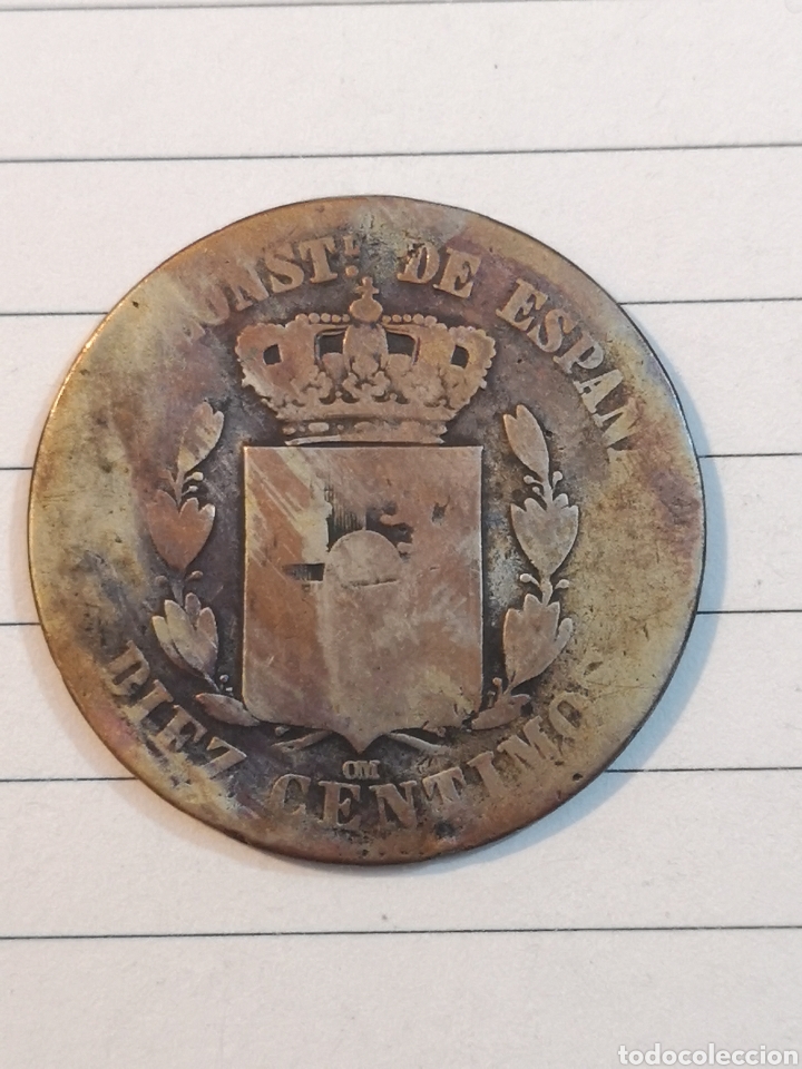 Monedas de Espa&ntilde;a: Espa&ntilde;a 1878 10 centimos - Foto 2