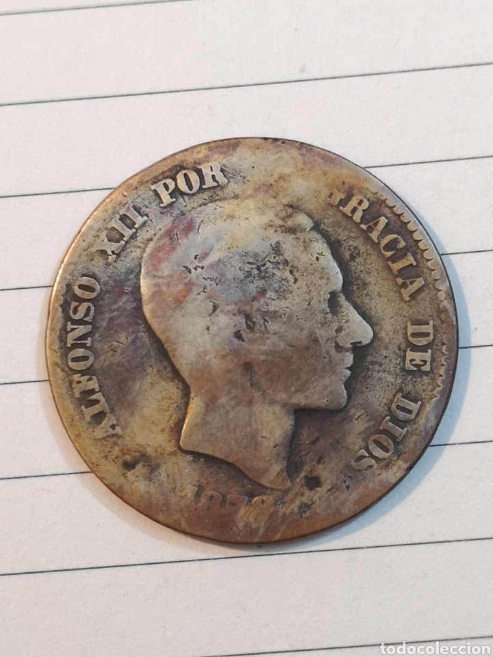 Monedas de Espa&ntilde;a: Espa&ntilde;a 1878 10 centimos - Foto 1