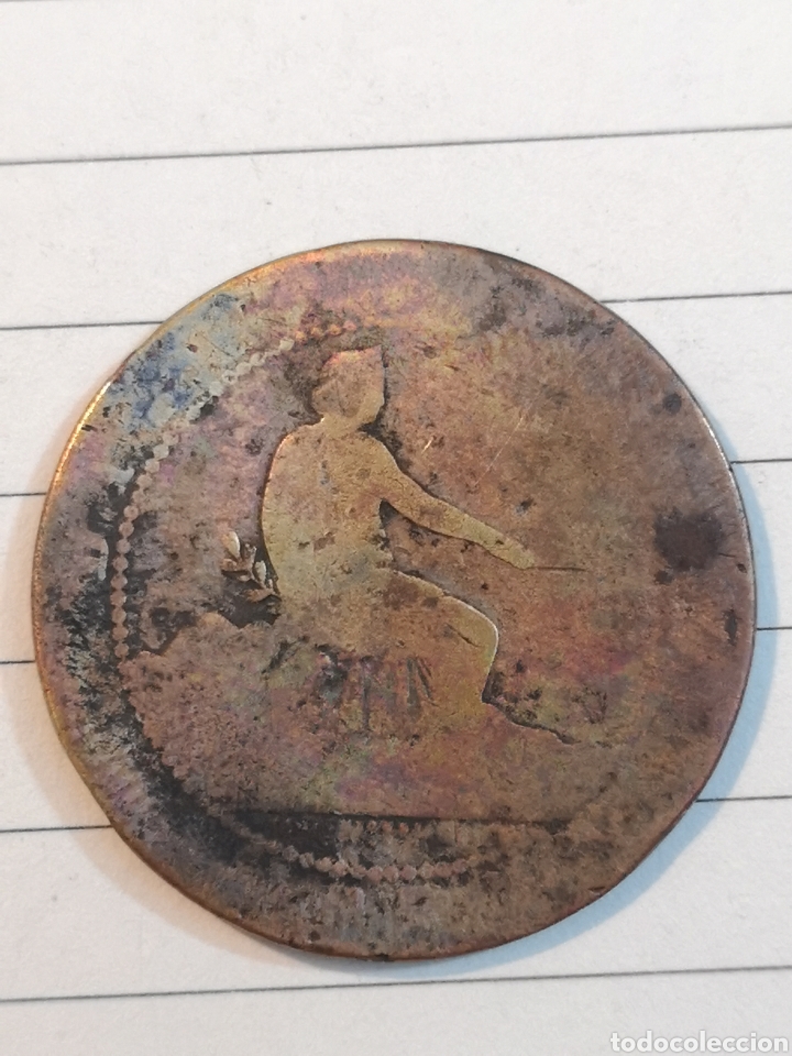 Monedas de Espa&ntilde;a: Espa&ntilde;a 1870 10 c&eacute;ntimos - Foto 1