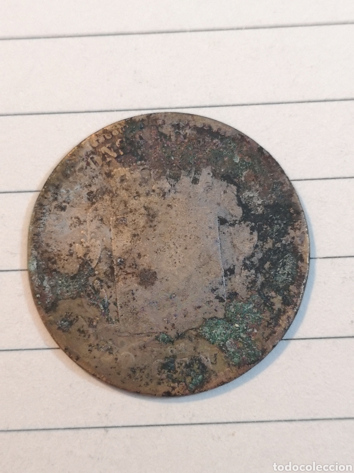 Monedas de Espa&ntilde;a: Espa&ntilde;a 1877 5 c&eacute;ntimos - Foto 2