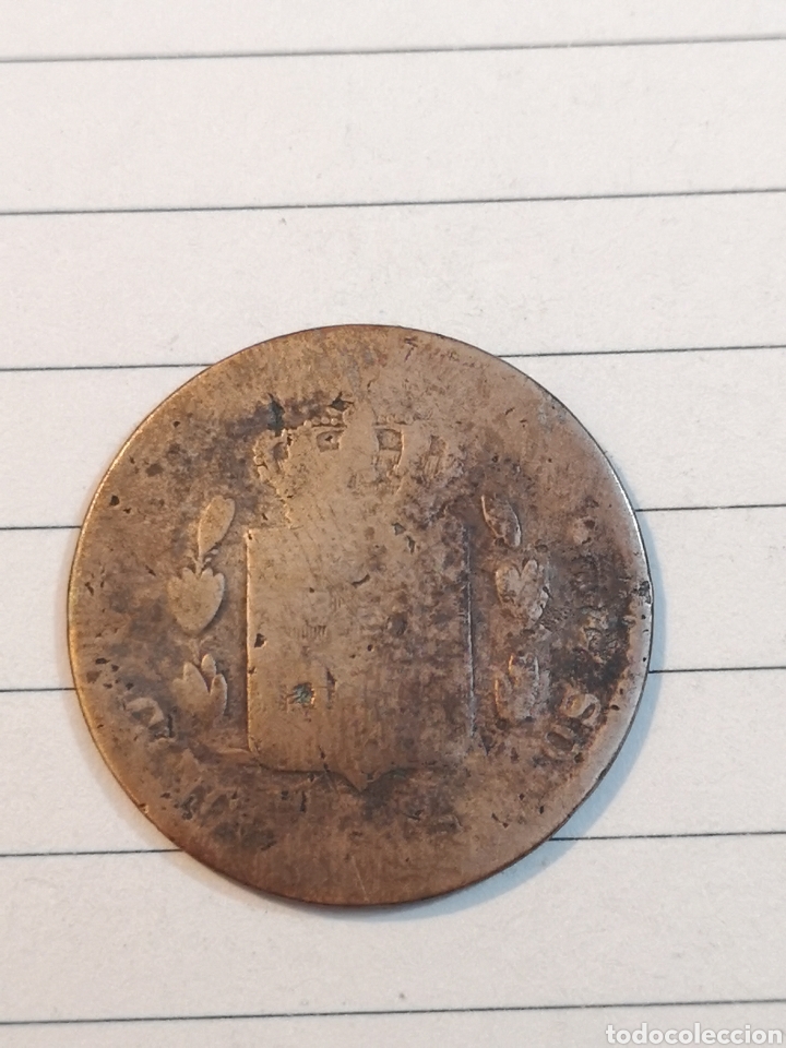 Monedas de Espa&ntilde;a: Espa&ntilde;a 1879 5 centimos - Foto 2
