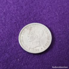 Monedas de España: MONEDA DE 50 CENTIMOS DE ALFONSO XIII. PLATA. 1904 *1-0. ESPAÑA. ORIGINAL.