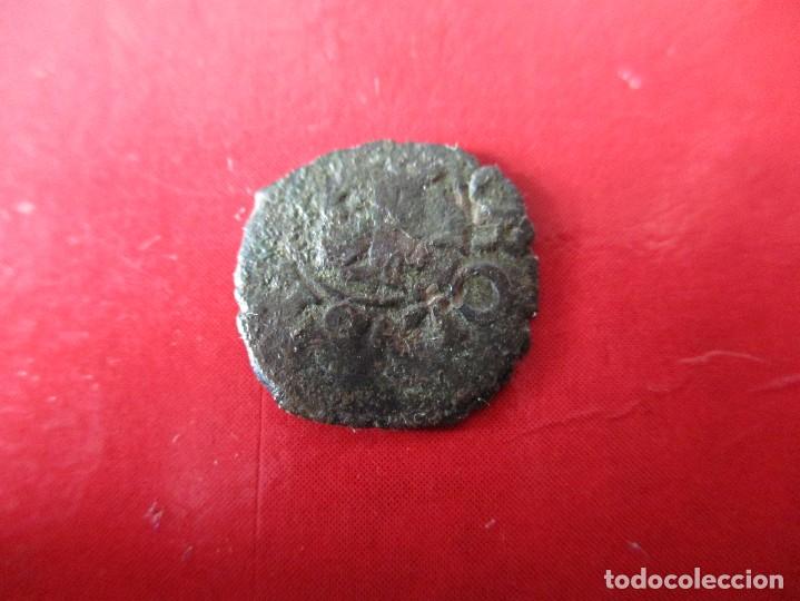 Monedas de Espa&ntilde;a: Carlos II dinero Aragon - Foto 2