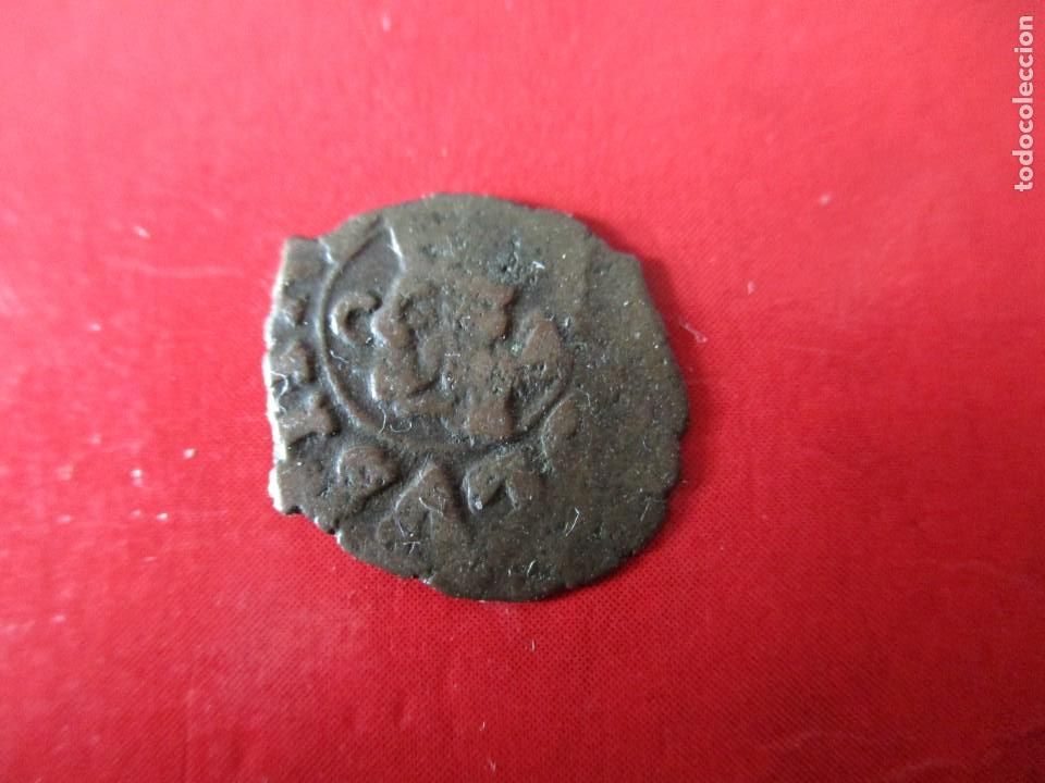 Monedas de Espa&ntilde;a: Carlos II dinero Aragon - Foto 1