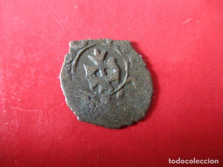 Monedas de Espa&ntilde;a: Carlos II dinero Aragon - Foto 2