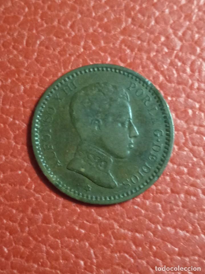 Monedas de Espa&ntilde;a: MONEDA ALFONSO XIII 1 CENTIMO A&Ntilde;O 1904. - Foto 1