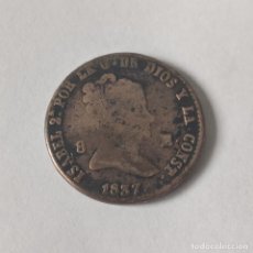Monedas de España: MONEDA ESPAÑA. ISABEL II. 1837. SEGOVIA. 8 MARAVEDIS. COBRE. ORIGINAL.
