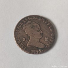 Monedas de España: MONEDA ESPAÑA. ISABEL II. 1841. JUBIA. 8 MARAVEDIS. COBRE. ORIGINAL.